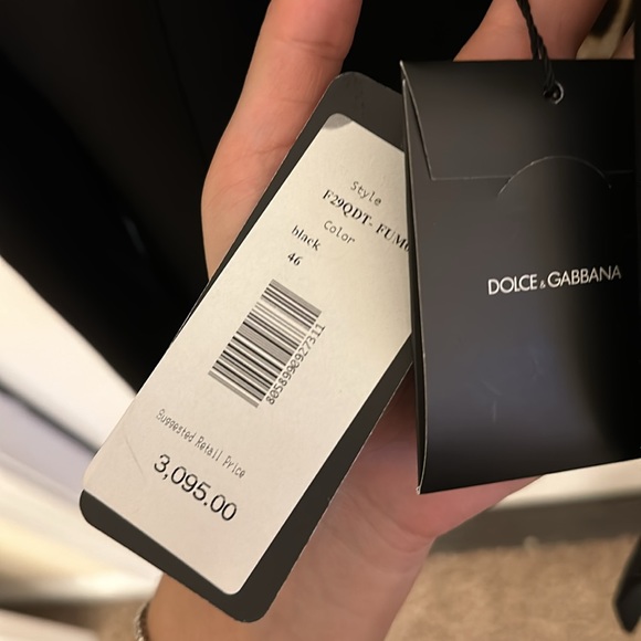 NWt dolce & gabbana wool cropped blazer 46 - Picture 5 of 6